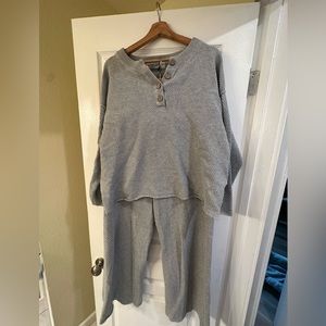 Free people Hailee Sweater Set- grey, small